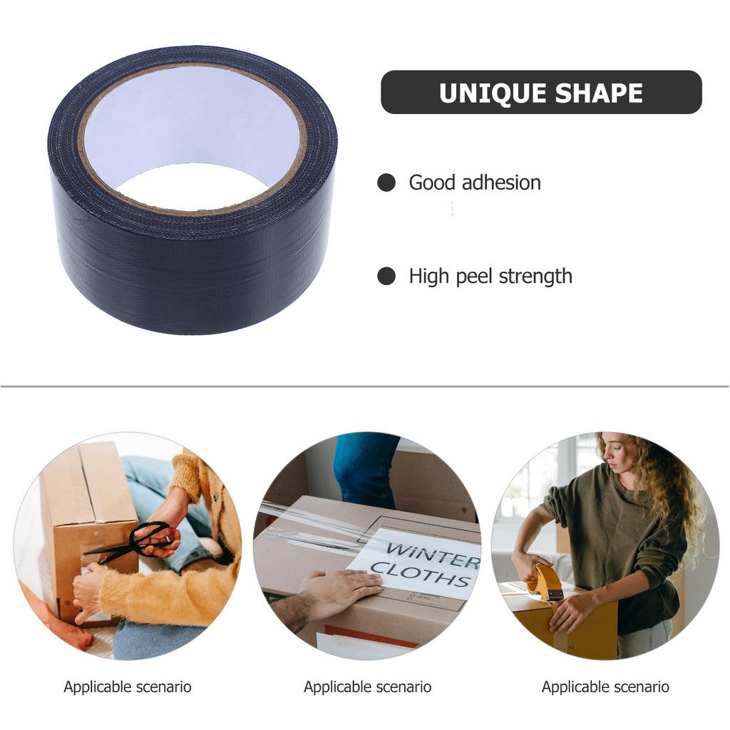 Dark Blue Waterproof Single-Sided Cloth Duct Tape 5cmx1 Strong Adhesive Electrical Equipment Carpet Floor Repair Masking DIY