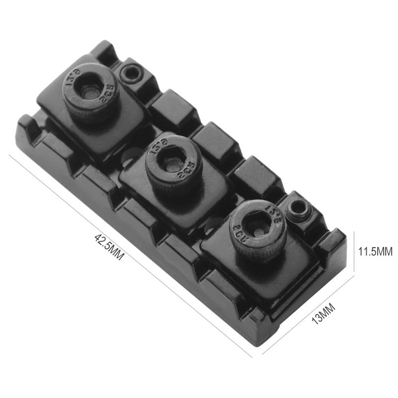 Electric Guitar String Locking Nut 42.5mm Chord Electric Guitar String Locking Nut Fixing Lock Replacement Guitar Accessories