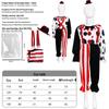 Haunted Clown Halloween Costume: Scary, Bloody Horror Cosplay for Stage and Role Play