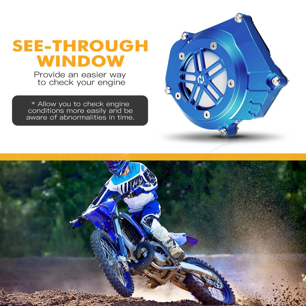 NICECNC For Yamaha YZ250 1999-2024 YZ250X 2016-2023 Stator Cover Magneto Cover Guard YZ 250 YZ 250X Accessories 2022 2021 2020