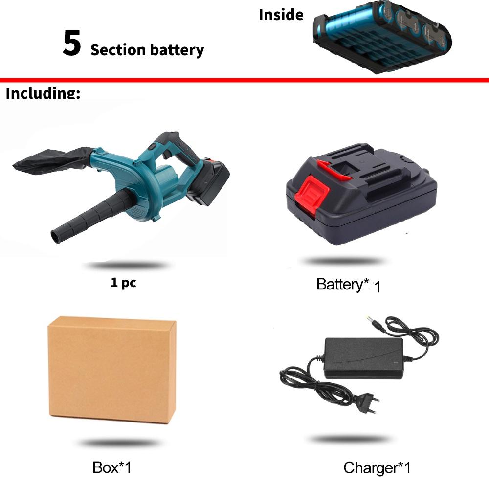 2 в 1 398VF 3000 Вт складной беспроводной электрический воздуходувка для выдувания всасывающих листьев очиститель пыли для батареи Makita 18 В