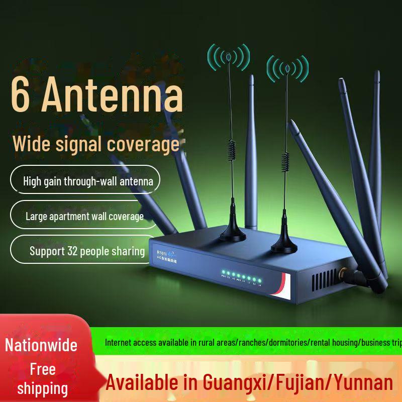 Промышленный портативный беспроводной WiFi-роутер 2024 года - Не требует подключения к широкополосной сети