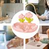 Мыльница Держатель Кухня Цветочный Дизайн Поднос для Раковины Ванная Комната Принадлежности Организация Хранение С Дренажными Отверстиями Противоскользящая Для Ванной
