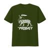 Винтажная черная хлопковая футболка для фанатов группы The Prodigy, все размеры, дизайн: скелет верхом на тигре, винтажная, слегка выцветшая