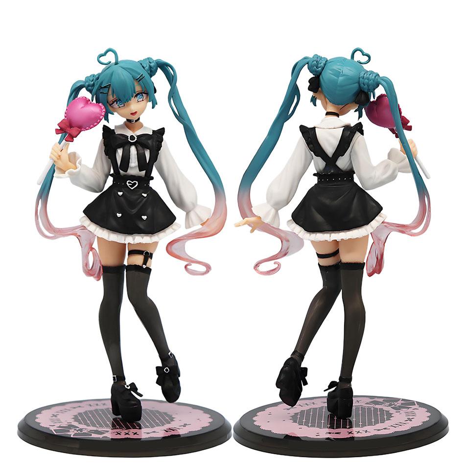 20 см аниме Hatsune Miku X Cinnamoroll фигурка аниме периферийные коллекционные модели декоративные украшения дети кавайный подарок