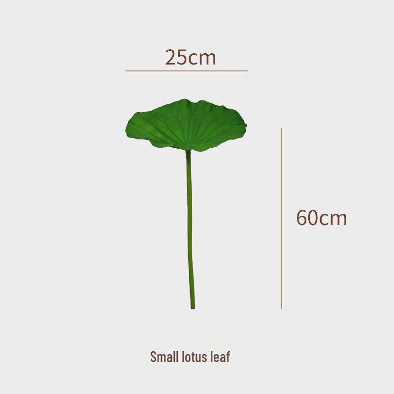 Artificial Lotus Bouquet with Stem, Leaf, and Seed Pod Decoration - Silk Flower Ornament