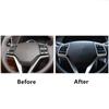 Для Hyundai Tucson 2015-2019 внутренняя рамка на руле, накладка, чехол, наклейка, защита