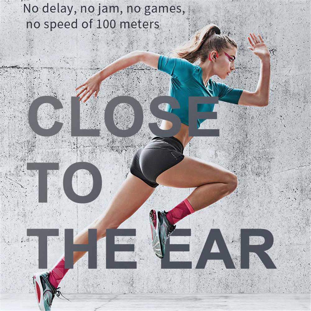 Беспроводная гарнитура Bluetooth 5.2 с возможностью произвольного изгиба на 360° и шумоподавлением, водонепроницаемые наушники для смартфона