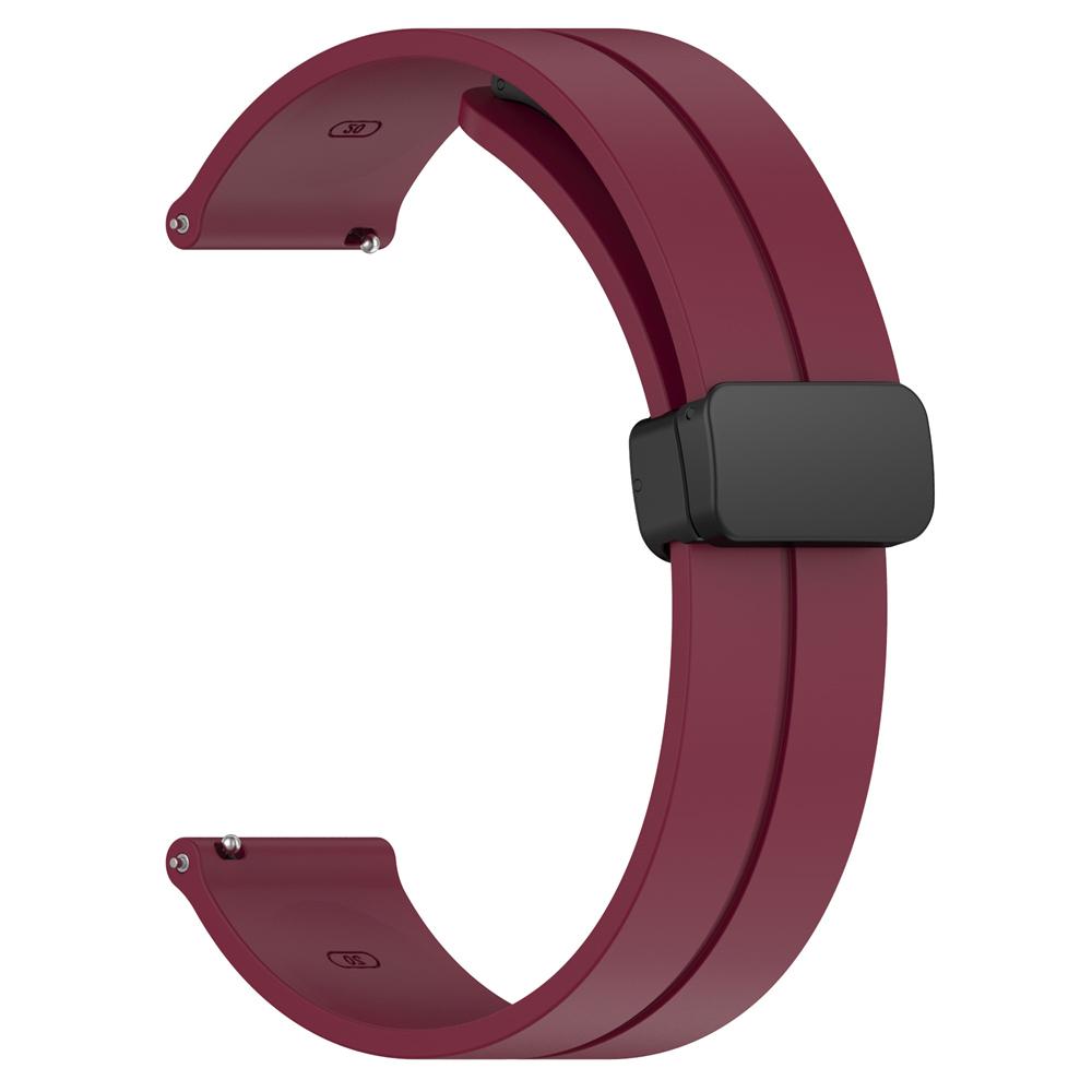 20 мм 22 мм ремешки для часов для Amazfit GTS 4/3/2/2e/GTS2 Mini/GTR 4/Pro/helio Магнитная петля силиконовый браслет Amazfit bip 3 5 6 ремешок
