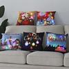 1pc Christmas Glowing Cushion Cover Led Light  Decorations for Home Santa Claus  Pillow Case 45x45