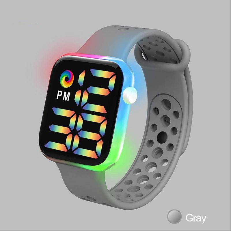 30M Waterproof LED Color Unisex Digital Watch