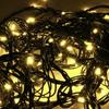 [Reliable Japanese Brand] Mitas LED Illumination Lights (Authentic) 200 Bulbs, 15m Long, Gold with Black Wire, Straight, 8 Patterns, Controller