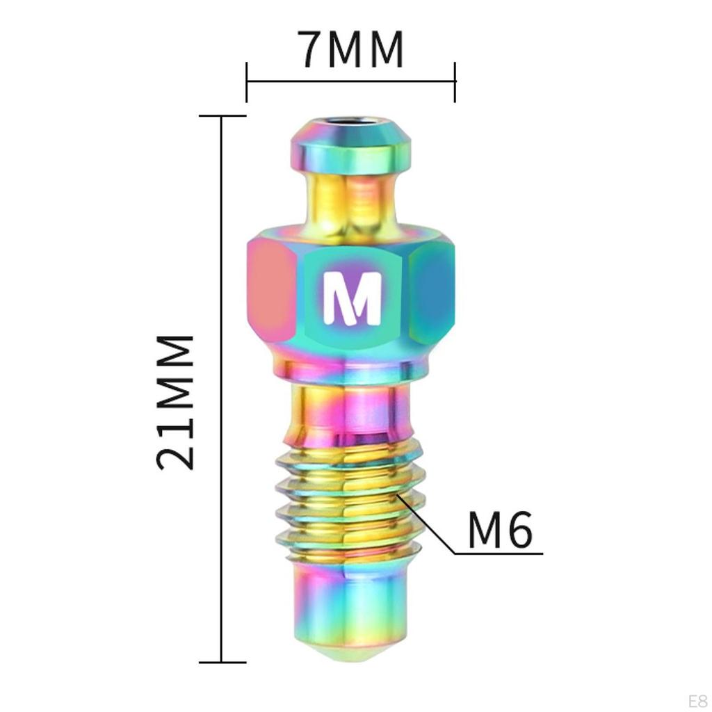 2 Pieces Brake Caliper Bleed Screws Professional Lightweight Titanium Alloy Bike Bolts