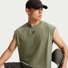 Nike Мужские майки Зеленые С круглым вырезом Умеренные