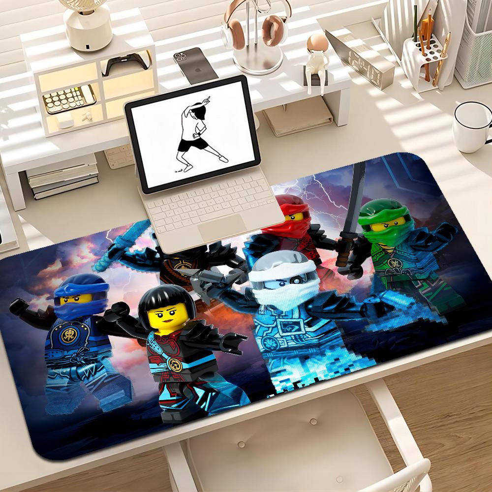 Cartoon N-Ninjago Mousepad Boy Pad Natural Rubber Gaming Mousepad Desk Mat Size For Gameing World Of Tanks CS GO Zelda