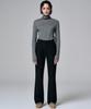 MALOUPE 2131 Stretch Slim Bootcut Pants (Black)