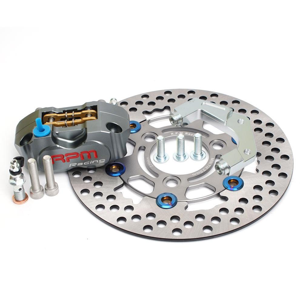 220mm Brake Disc Rotor 3 Hole Caliper Set RPM 84mm Brake Caliper Radil mounting for For Yamaha Aerox Nitro BWS 100 JOG 50 rr