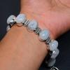 Rainbow Moonstone Natural Bracelet Rainbow Moonstone Gemstone Handmade 925 Sterling Silver Bracelet Moonstone Gemstone Bracelet For Gift