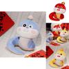 Adorable Plush Snake Toy For New Year Celebration Featuring Cute Cartoon Design For Kids