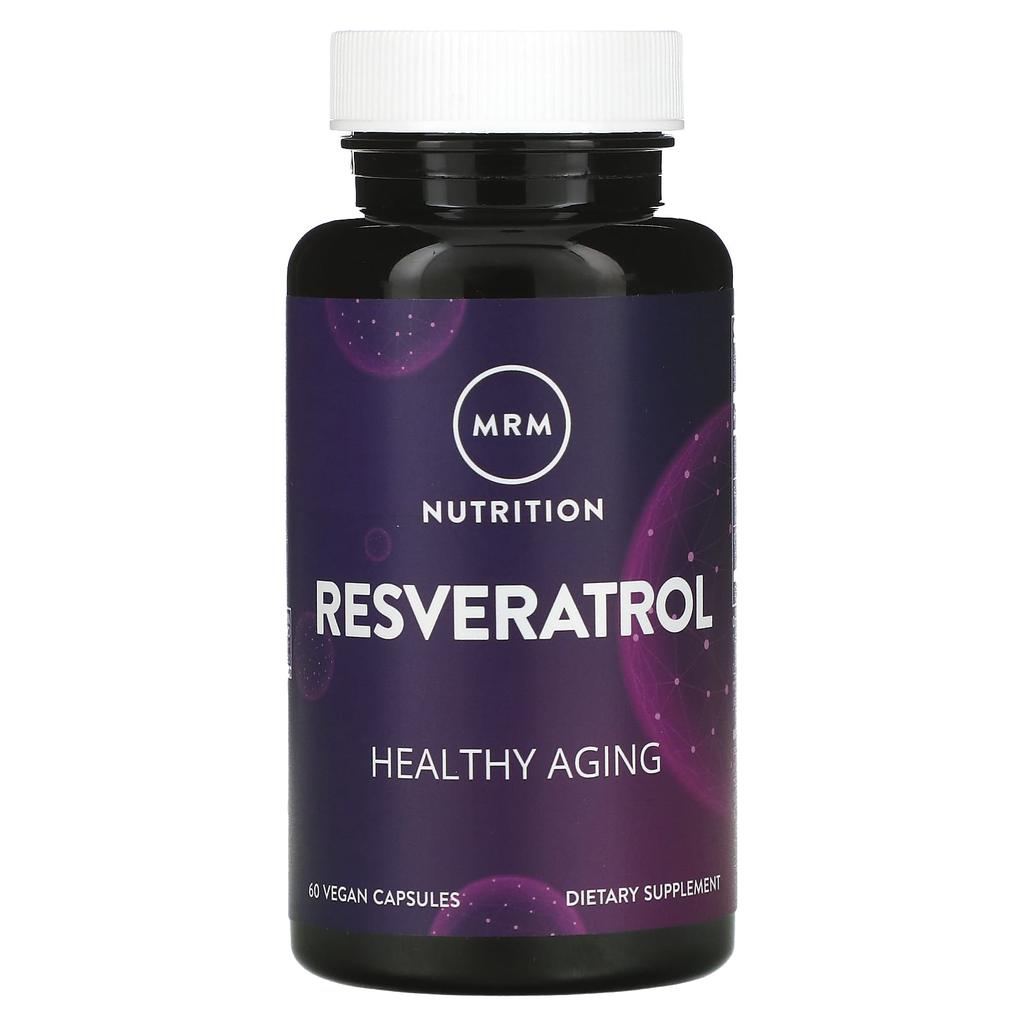MRM Nutrition Питание, Ресвератрол, 60 растительных капсул