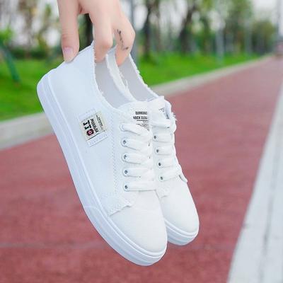 Женская парусиновая обувь, уличная повседневная обувь на плоской подошве, женская легкая обувь с низким верхом для скейтборда