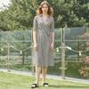 Lipbbam 3 4 Sleeve Long Wrap Dress Creora Deroci Cara Ldm11df01