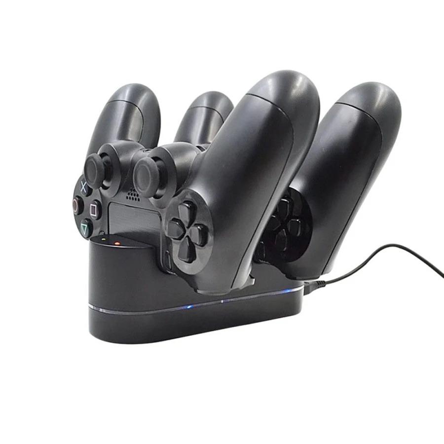 PS4 Controller Charger for Sony PS4 / PS4 Pro / PS4 Slim DualShock 4 Controller, Dual USB LED Indicator Light