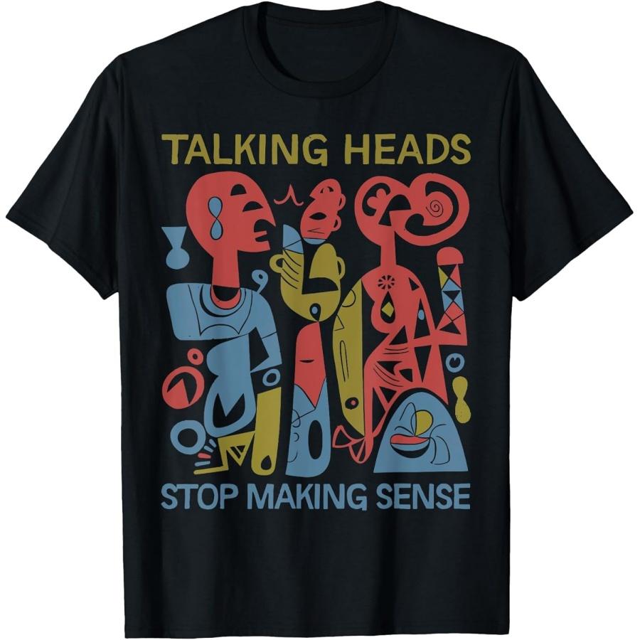 Графическая футболка Talking Heads Stop Making Sense для любителей музыки и поклонников культовых групп и искусства Черная