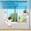 1-10Pcs Window Lock Security Lock Limit Sliding Door Windows Restrictor Child Safety Anti-theft Door Stopper Home Improvement