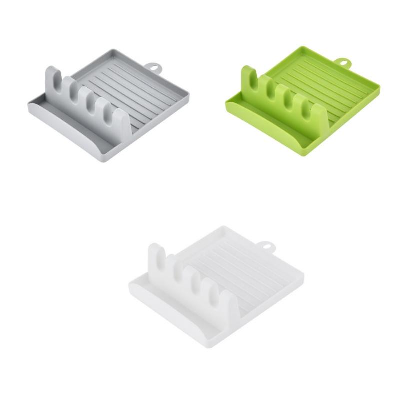 Кухонная подставка для шпателя, моющаяся подставка для кистей, полки для крышек кастрюль, многофункциональная подставка для кистей, кухонный инструмент