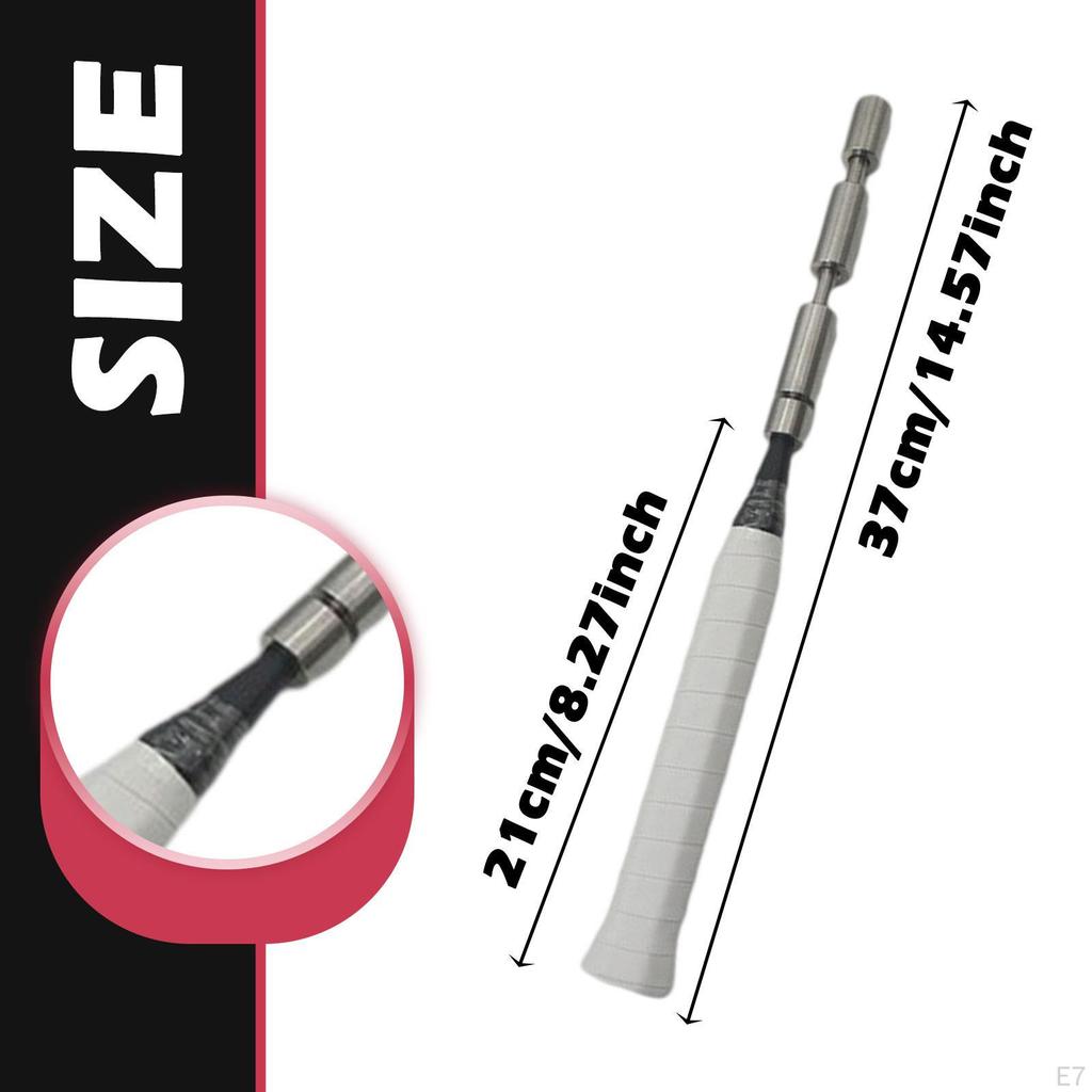 Помощь для свинга бадминтонной ракеткой Увеличение силы Портативный с обмоткой ручки Инструмент для тренировок