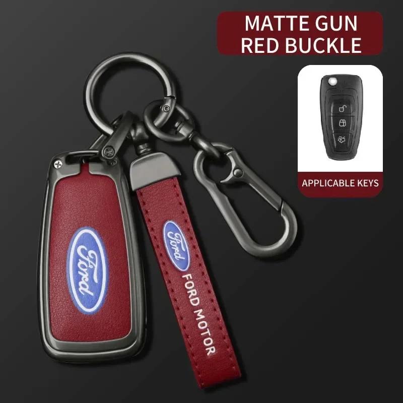 Car Sticker 2026 For Ford Car Flip Key Case Cover Fob Shell For Ford Ranger C-Max S-Max Focus Galaxy Mondeo Transit Tourneo Cust