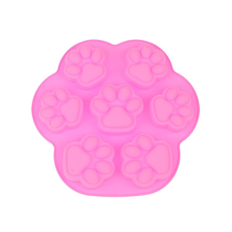 Силиконовые формы для косточек щенков, кошачьих лап, шоколадных форм для печенья, для выпечки, антипригарные формы для лакомств для собак, подходящие для микроволновой печи