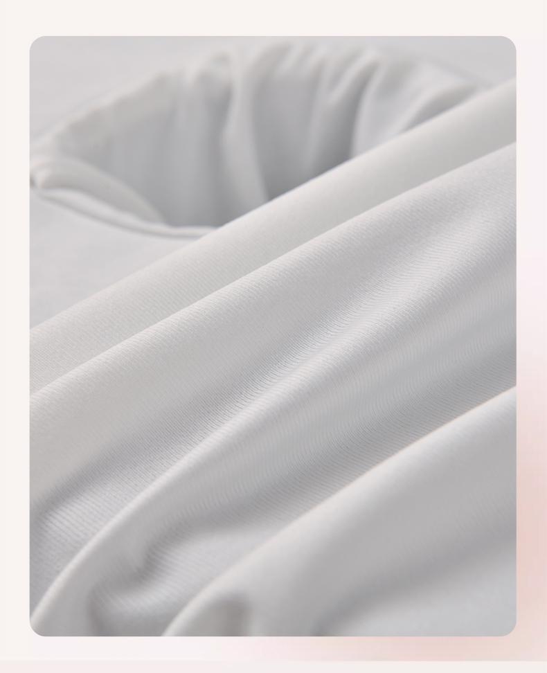 Extra Large White Beauty Salon Bed Sheet with Hole for Massage Tables