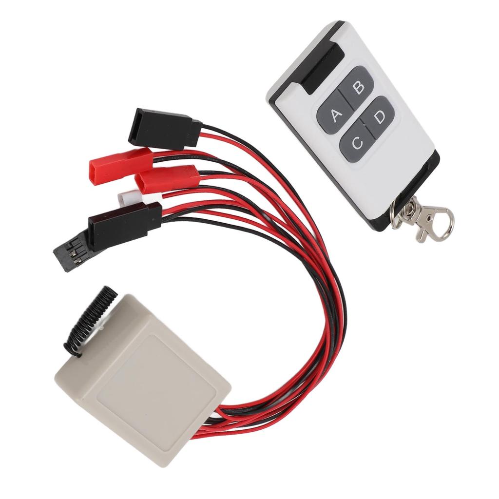 RC Model Car Winch Controller Universal Climbing Car 4 Channel Winch Light Remote Control Controller