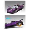 1/24 Scale Pagani Zonda HP Barchetta Alloy Concept Sports Car Model Diecasts Metal Racing Vehicles Car Model Sound Light Kids Toy Gift