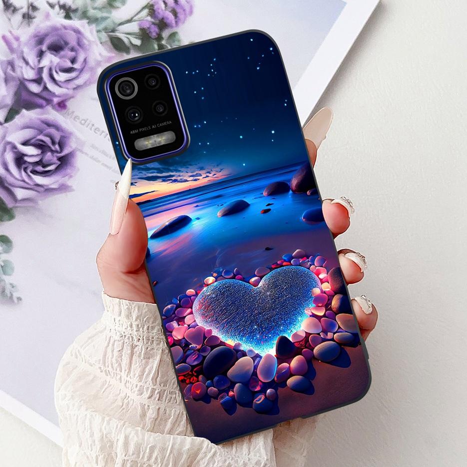 Чехол для LG K52 K62 2020 LM-K520 LM-K525 Стильный чехол-обложка с рисунком в виде сердца из любви Мягкий ТПУ чехол для телефона для LG K62 K 52 LGK52 LGK62 Fundas