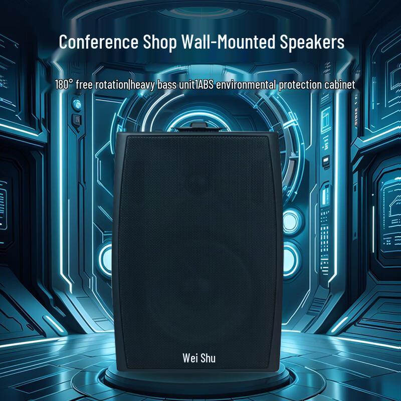 Weishu TP16-50 Wireless FM Wall-Mounted Active Speaker