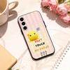 Lovely C-Cute Nailong   phone Case For Samsung Galaxy A73,A72,A71,A70,A53,A52,A51,Others Soft Black Shell