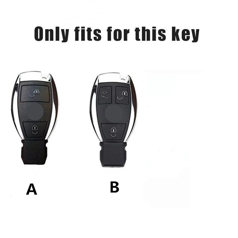 EBS4 Hot 2025 Car Remote Key Case Cover Shell Fob Auto Styling Accessories For Mercedes Benz A B C S Class AMG GLA CLA GLC W176 W221