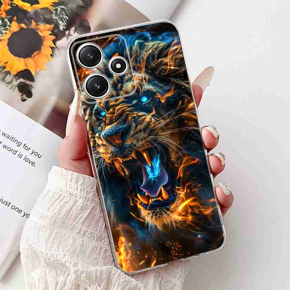 Чехол для Xiaomi Redmi Note 12R 5G Летний Маленькая Ромашка Лимон Мягкий Силикон ТПУ Чехлы Для Redmi Note12R NOTE12R 23076RA4BC Оболочка