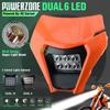PowerZone Светодиодная фара для мотоцикла Фара Фара Обтекатель Для KTM 2021 EXC 2022 EXC SXF MX Мотокросс Эндуро Светодиодная фара