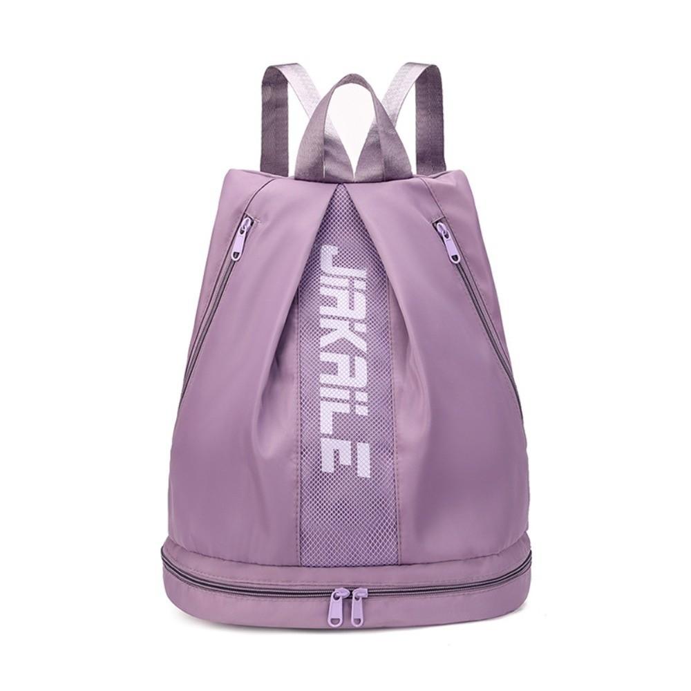 Portable Fitness Storage Pouch Adjustable Straps Nylon Sport Daypack Daily Gym Backpack Couple