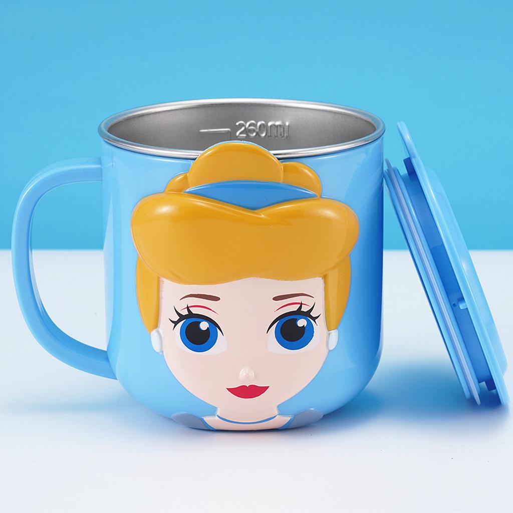 Disney Кружка из нержавеющей стали с внутренним съемным стаканом для воды, термозащитная и герметичная, для молока и кофе, со шкалой, портативная, многоразовая