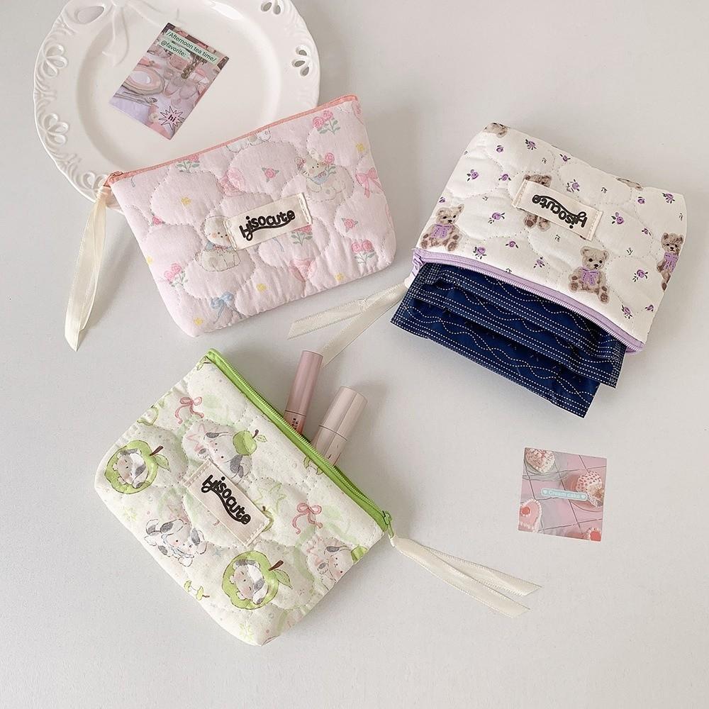 Bowknot Korean Style Pencil Case Desktop Storage Bow Pencil Pouch Cute Bow Stationery Bag School