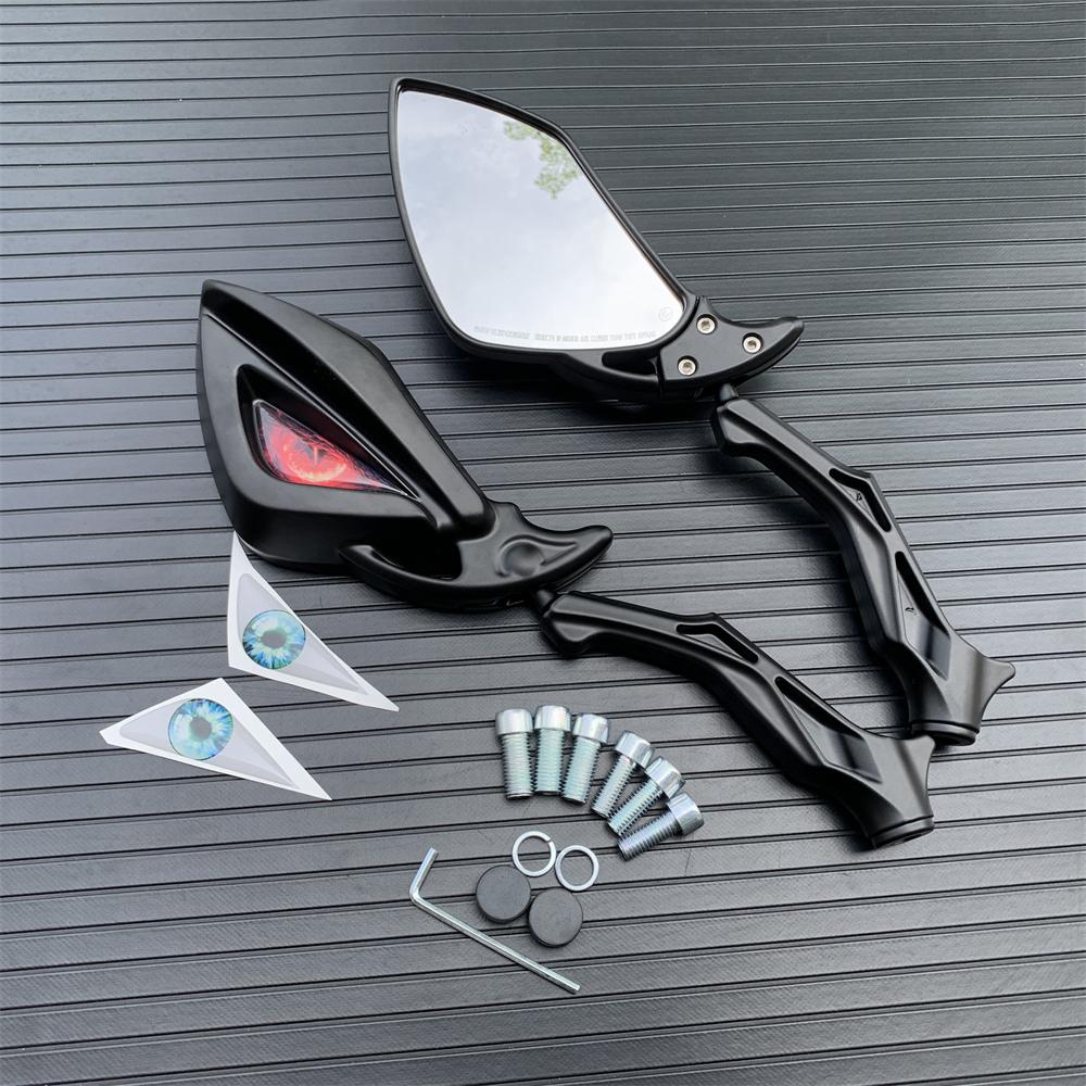 Универсальное 8мм 10мм Мотоциклетное Зеркало заднего вида «Орлиный глаз» для Yamaha Suzuki Honda Kawasaki BMW Triumph