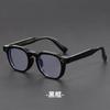 Retro Men's and Women's Box Thick Glasses Frame Flat Light Glasses Artistic Anti Blue Light Glasses Anti Radiation Glasses
