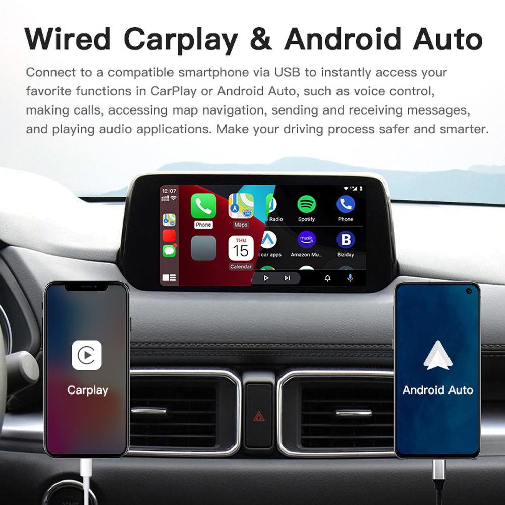 Проводной CarPlay Android Auto HUB комплект для модернизации USB TK78-66-9U0C концентратор OEM Plug and Play для Mazda 2 3 6 CX3 CX5 CX8 CX9 MX5