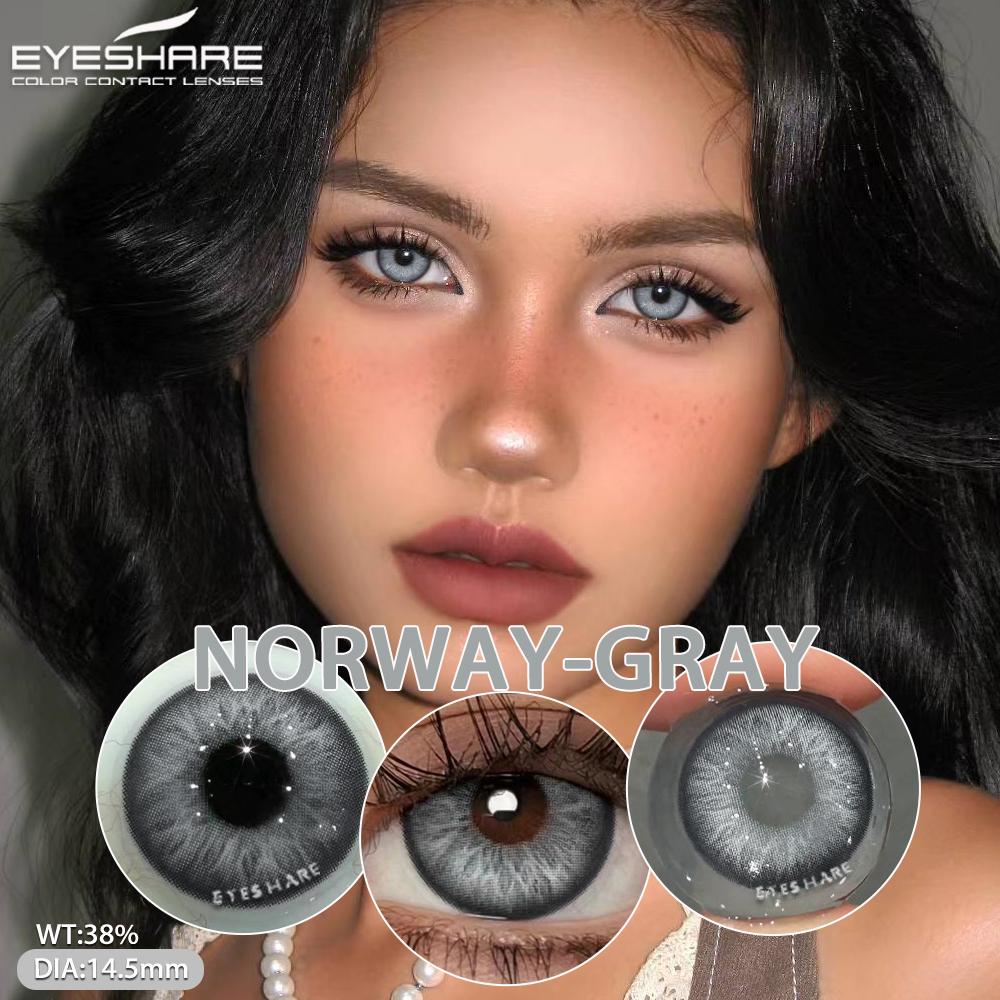 1 пара модных цветных контактных линз для глаз серые линзы для глаз голубые контактные линзы для карих глаз цветные контактные линзы для макияжа зеленые контактные линзы
