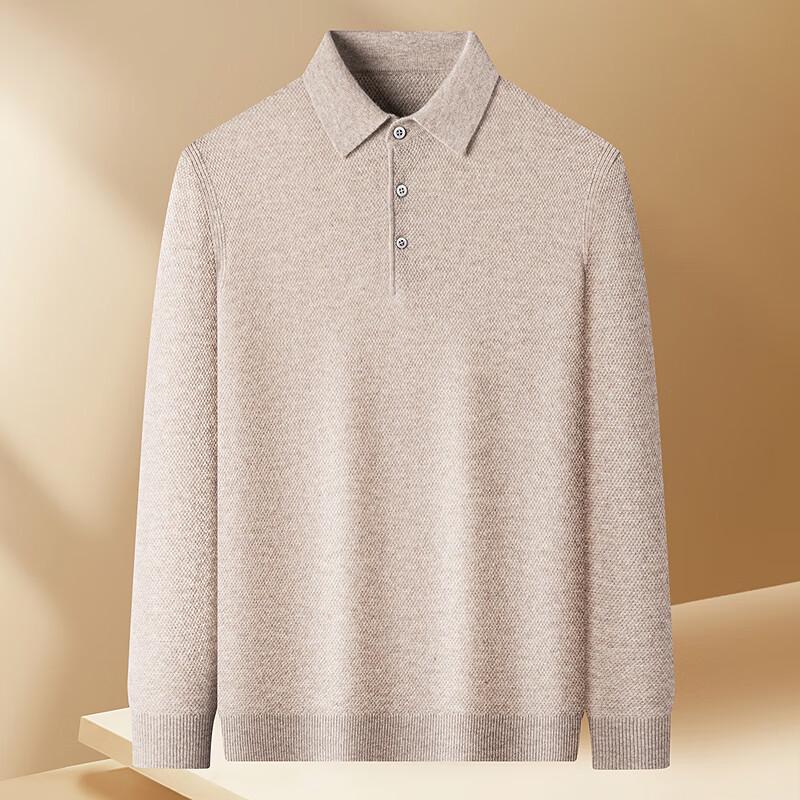 Мужской свитер FAPAI из кашемировой смеси с лацканами